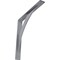 Ekena Millwork Legacy Steel Bracket, Hammered Light Blue 2"W x 16"D x 16"H BKTM02X16X16LEHLB - alternate 1